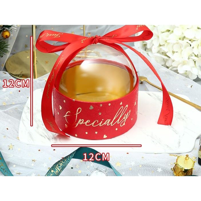 New Transparent Hemisphere Cake Boxes wedding Favor Candy Gift Box Baby Shower Birthday Party Favor Box 半球透明喜糖盒(2007L) - Image 2