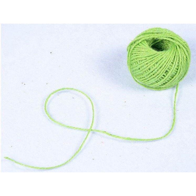 50Meters 2mm Colorful Natural Jute Cord Burlap Twine Rope For Handmade Gift Wrap DIY Crafts Home Wedding 彩色麻绳 (1980L) - Image 6
