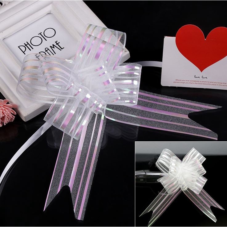 1pc 5cm Gift Packing Pull Bow Ribbons Birthday Christmas New Year Wedding Party Car Decoration DIY(1427L) - Image 10
