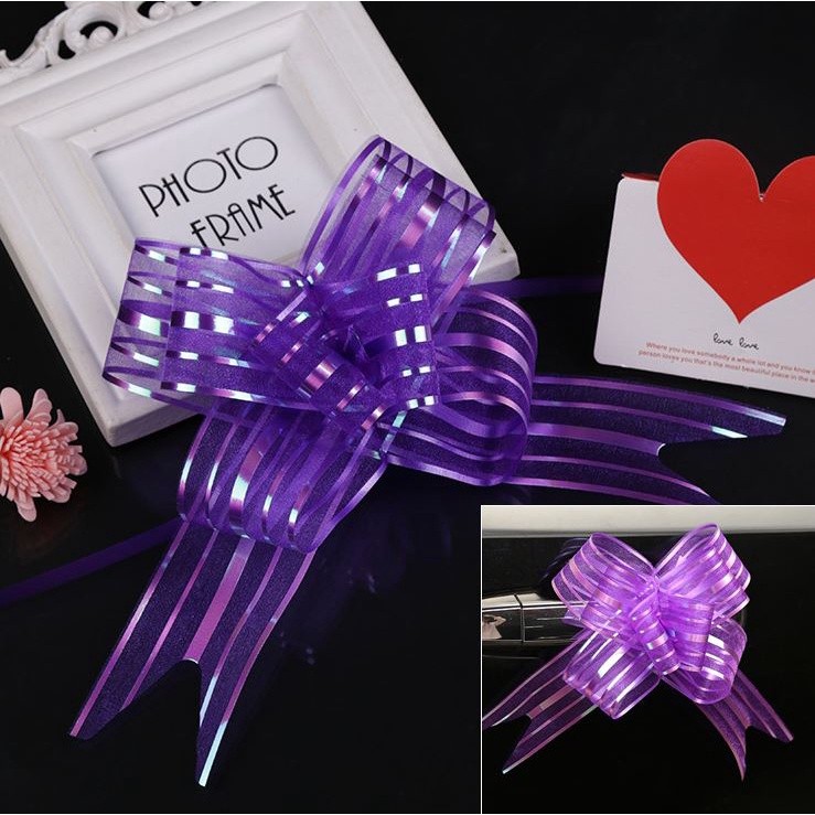 1pc 5cm Gift Packing Pull Bow Ribbons Birthday Christmas New Year Wedding Party Car Decoration DIY(1427L) - Image 4