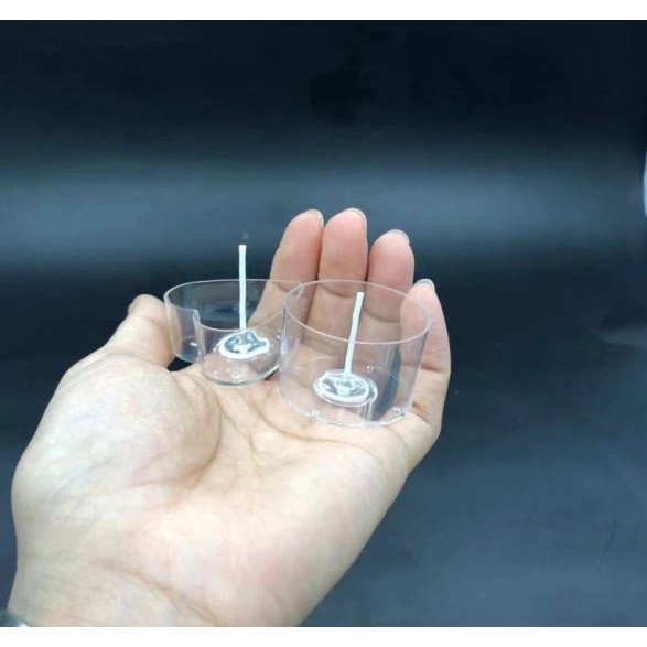 1pc Heart candle mold Tealight jar Empty Case Plastic Clear Cups scented candle sleeve Craft Kit创意塑料心形蜡烛香薰蜡烛(2004L) - Image 9