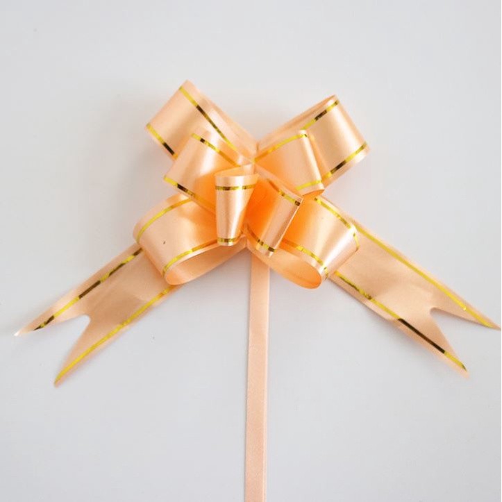 10PCS 1.8cm (Gold) Pull Bows Flower Ribbon For Wrapping Gift Decorate Wedding Car Party Christmas Birthday(1319L) - Image 16