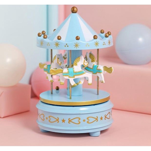 Merry-Go-Round Music Boxes With Lights Carousel Box Birthday Gift Baby Room Decoration Musical Carousel带灯旋转木马音乐盒(2012L) - Image 11