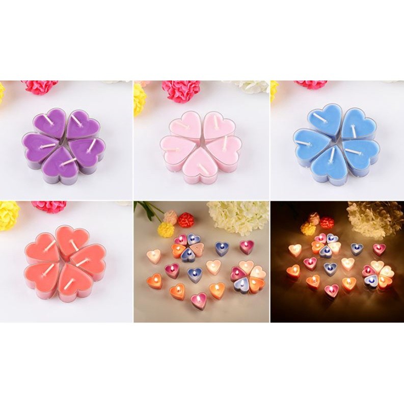 1pc Heart candle mold Tealight jar Empty Case Plastic Clear Cups scented candle sleeve Craft Kit创意塑料心形蜡烛香薰蜡烛(2004L) - Image 3