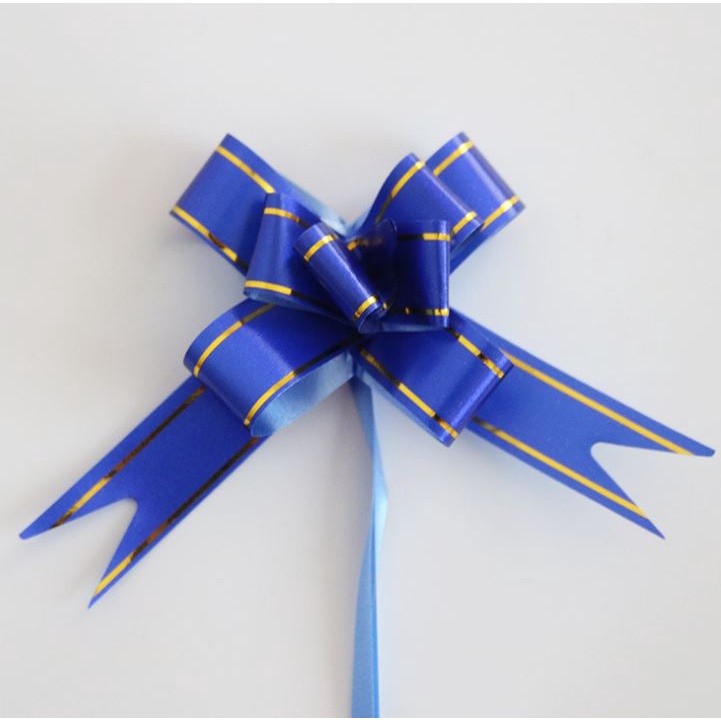10PCS 1.8cm (Gold) Pull Bows Flower Ribbon For Wrapping Gift Decorate Wedding Car Party Christmas Birthday(1319L) - Image 9