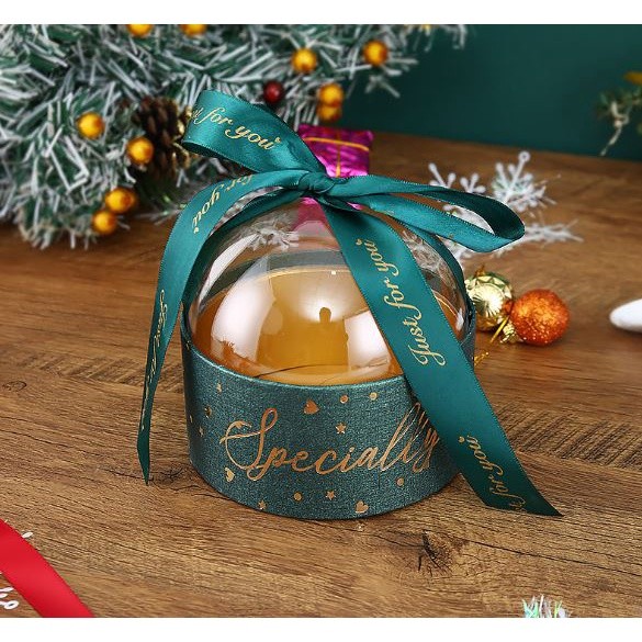 New Transparent Hemisphere Cake Boxes wedding Favor Candy Gift Box Baby Shower Birthday Party Favor Box 半球透明喜糖盒(2007L) - Image 10