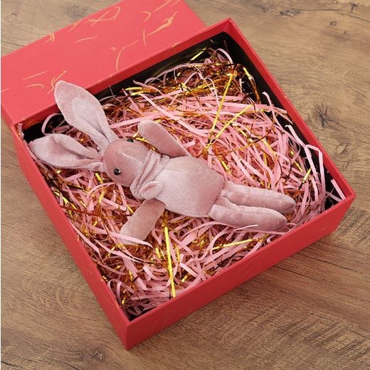 20g Gold Thread Mixed Raffia Thick Paper Silk Gift Box Luminous Filling Wedding Birthday 金线混合拉菲草(1990L) - Image 2