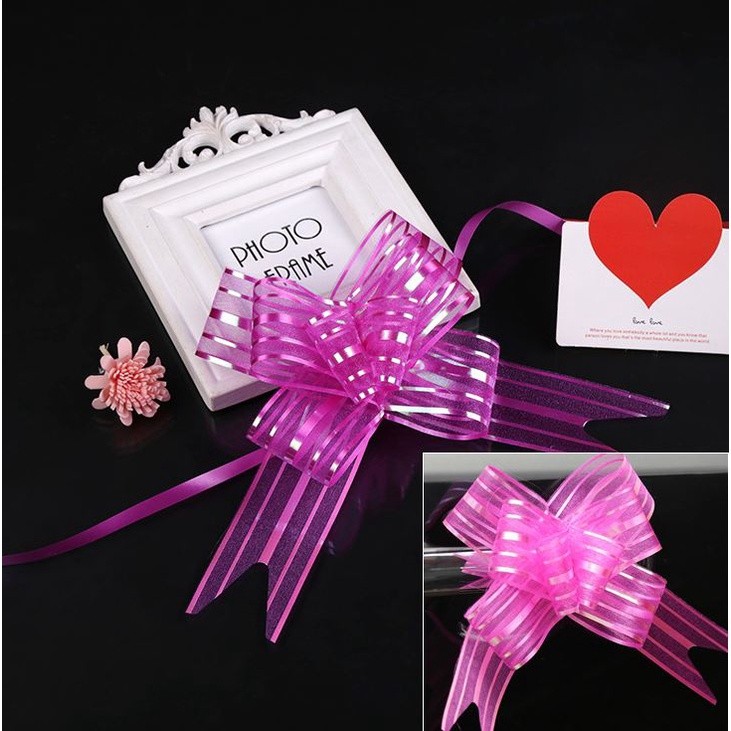 1pc 5cm Gift Packing Pull Bow Ribbons Birthday Christmas New Year Wedding Party Car Decoration DIY(1427L) - Image 15