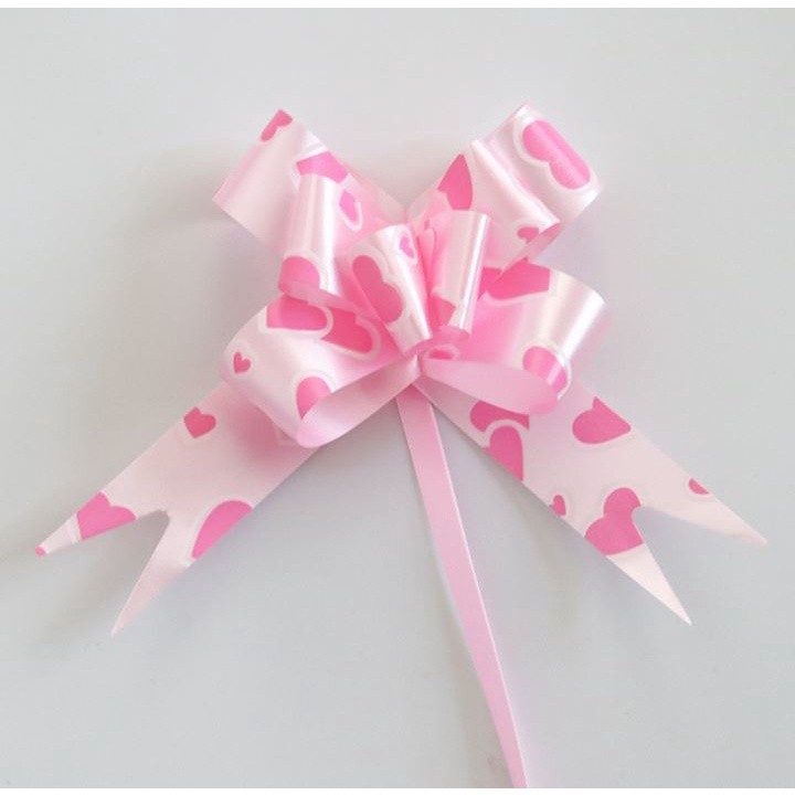 10PCS 1.8cm (Heart) Pull Bows Flower Ribbon For Wrapping Gift Decorate Wedding Car Party Christmas Birthday(1322L) - Image 7