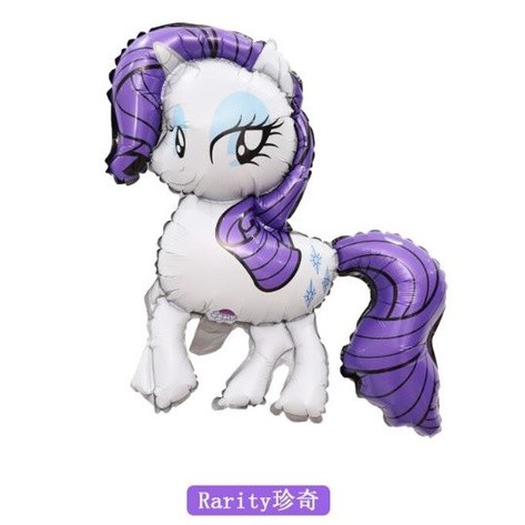 Little Pony Foil Balloons Pink Horse Kids Girl Latex Ballon Happy Birthday Party Banner Animal 新款小马彩虹独角兽铝膜气球(1986L) - Image 11