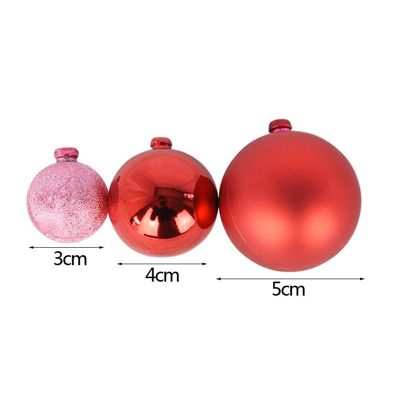 Shiny Gold Silver Pink Red Blue Balls Mirror ball Cake Topper Dessert Decoration for Girl Birthday Party(801L) - Image 5
