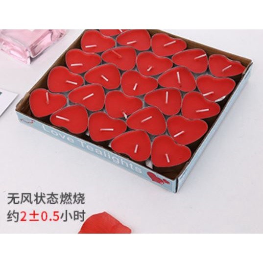 10PCS Heart-shaped Empty Aluminum Tealight Candle Wax Tins Jars Cases Containers Molds Holders for DIY 彩色桃心小蜡烛(2003L) - Image 11