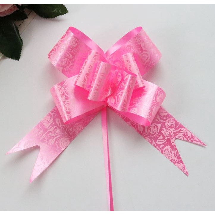 5pcs/pack 45# Large Pull Bows Flower Ribbon (LOVE &ROSE) For Wrapping Gift Decorate Wedding Car Party Christmas (1426L) - Image 9