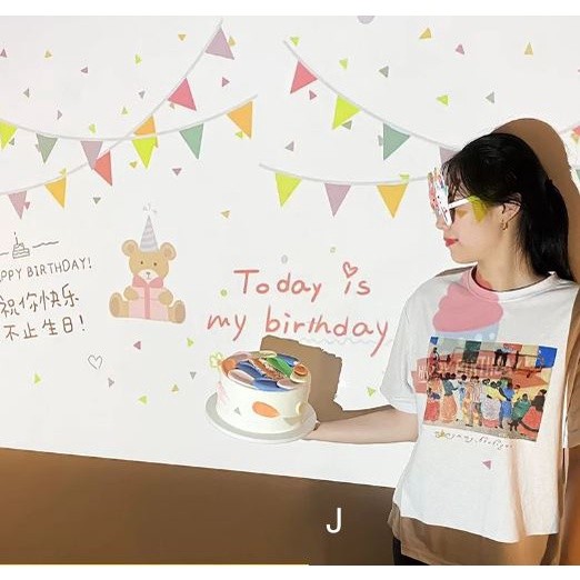 Birthday Party Projection Lamp Creative Atmosphere Light Cake Projector Lights Happy Birthday Decorations生日快乐投影(2021L) - Image 5