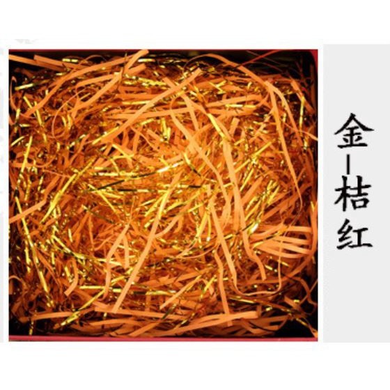 20g Gold Thread Mixed Raffia Thick Paper Silk Gift Box Luminous Filling Wedding Birthday 金线混合拉菲草(1990L) - Image 9