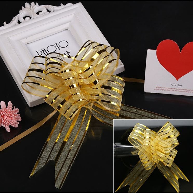 1pc 5cm Gift Packing Pull Bow Ribbons Birthday Christmas New Year Wedding Party Car Decoration DIY(1427L) - Image 5