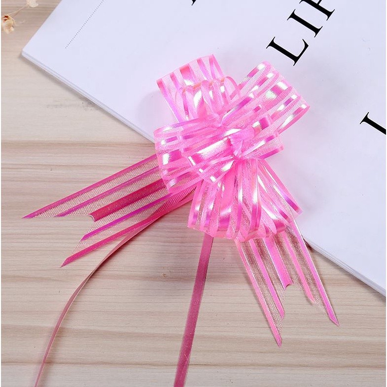 1pc 5cm Gift Packing Pull Bow Ribbons Birthday Christmas New Year Wedding Party Car Decoration DIY(1427L) - Image 17