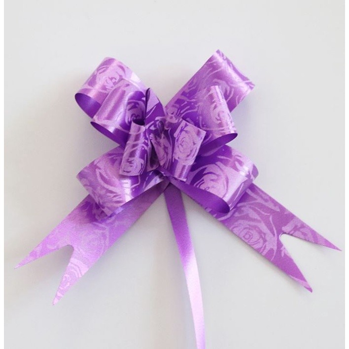 10PCS 1.5cm (Rose) Pull Bows Flower Ribbon For Wrapping Gift Decorate Wedding Car Party Christmas Birthday(1316L) - Image 9
