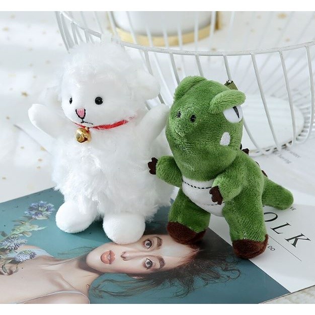 Toy Fashion Vibrato with The Same Sheep Doll Net Celebrity Soothing Sitting White Wool Velvet Cute Lamb Doll (1988L) - Image 2