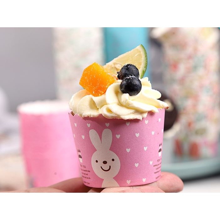 50pcs Pink Bow Muffin Cupcake Paper Cup Wedding Birthday Party Cupcake Liner Baking Cup Cases Muffin Decoration(1479L) - Image 8