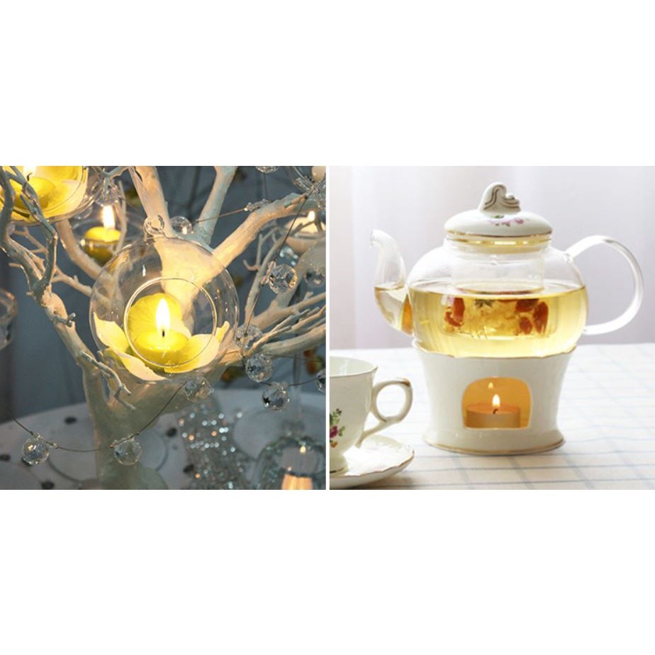 10PCS Heart-shaped Empty Aluminum Tealight Candle Wax Tins Jars Cases Containers Molds Holders for DIY 彩色桃心小蜡烛(2003L) - Image 6