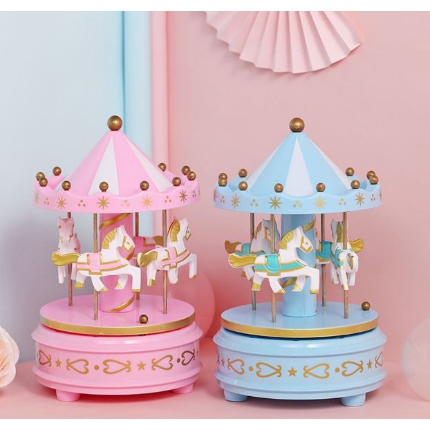 Merry-Go-Round Music Boxes With Lights Carousel Box Birthday Gift Baby Room Decoration Musical Carousel带灯旋转木马音乐盒(2012L) - Image 6