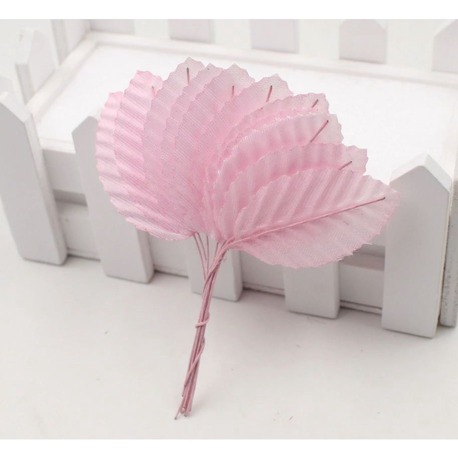 10pcs Mini Nylon Silk Leaf-shaped Leaves Artificial Flower For Wedding Decoration DIY Wreath Gift (1022L) - Image 11
