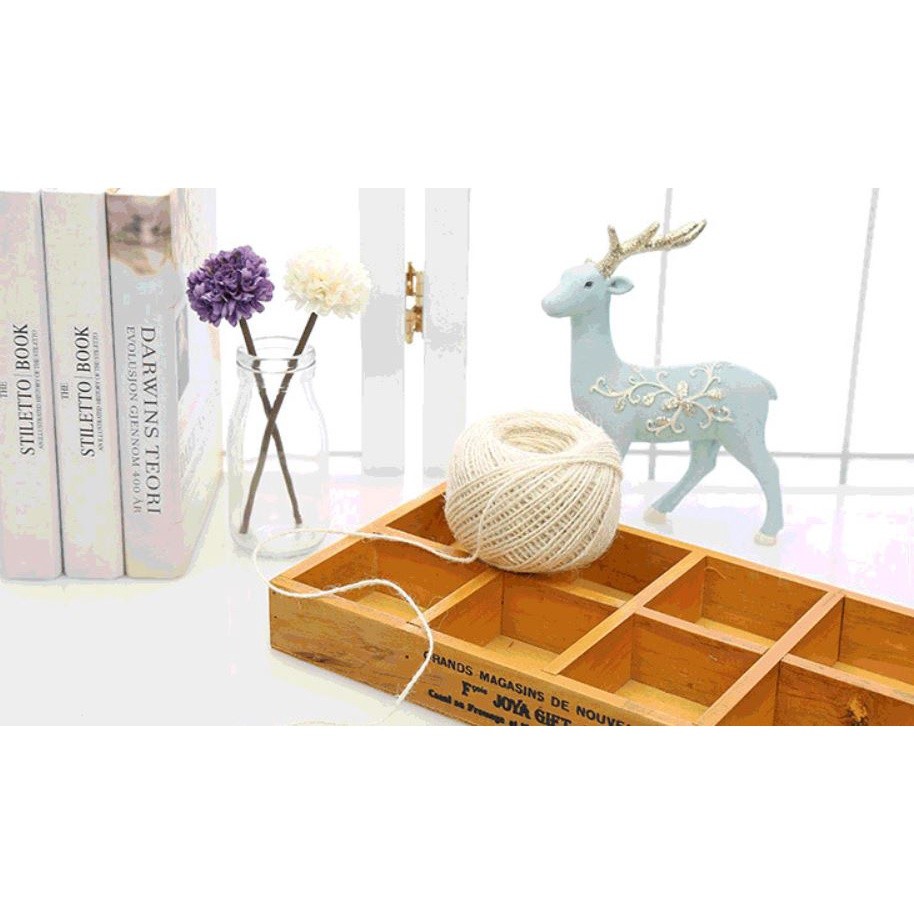 50Meters 2mm Colorful Natural Jute Cord Burlap Twine Rope For Handmade Gift Wrap DIY Crafts Home Wedding 彩色麻绳 (1980L) - Image 17