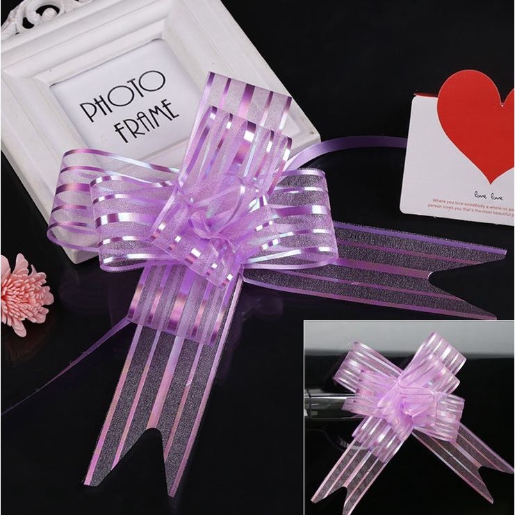 1pc 5cm Gift Packing Pull Bow Ribbons Birthday Christmas New Year Wedding Party Car Decoration DIY(1427L) - Image 9