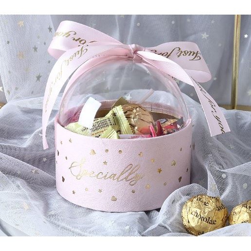 New Transparent Hemisphere Cake Boxes wedding Favor Candy Gift Box Baby Shower Birthday Party Favor Box 半球透明喜糖盒(2007L) - Image 11