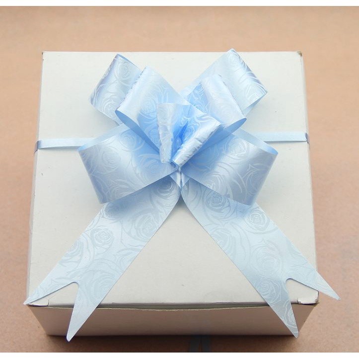 10pcs/lot 3cm Ribbon (Rose) Christmas Gift Wrap Pull Bows Gift Ribbons Happy New Year Birthday Wedding Car Decor(466L) - Image 7