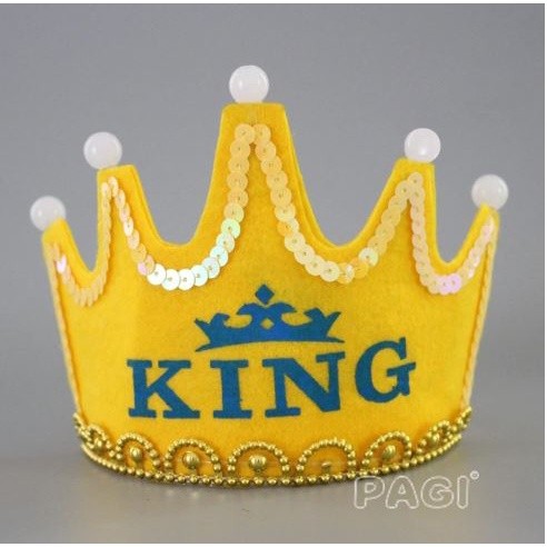 LED Luminous Crown Birthday Hats for Children Girl Princess Boy King Cap生日帽王子皇冠蛋糕led发光箍装扮帽子(1633L) - Image 12