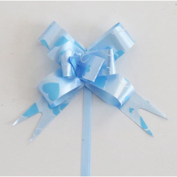 10PCS 1.5cm (Heart) Pull Bows Flower Ribbon For Wrapping Gift Decorate Wedding Car Party Christmas Birthday(1317L) - Image 12