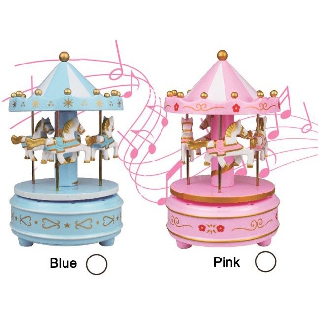 Merry-Go-Round Music Boxes With Lights Carousel Box Birthday Gift Baby Room Decoration Musical Carousel带灯旋转木马音乐盒(2012L) - Image 9
