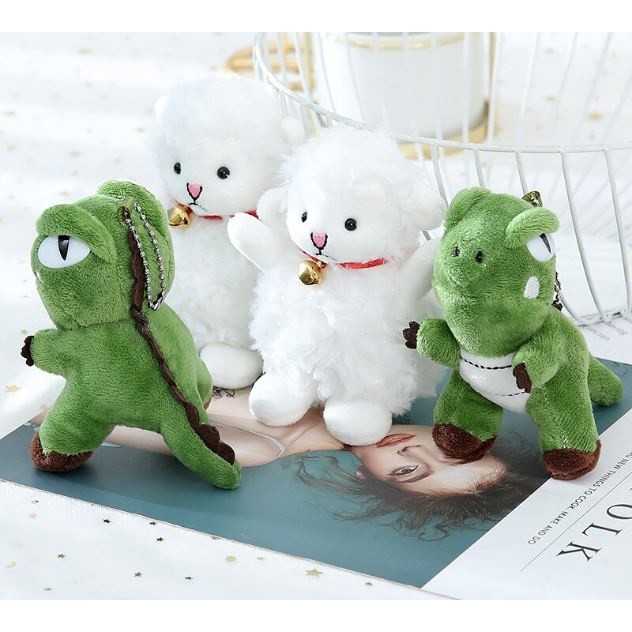Toy Fashion Vibrato with The Same Sheep Doll Net Celebrity Soothing Sitting White Wool Velvet Cute Lamb Doll (1988L)