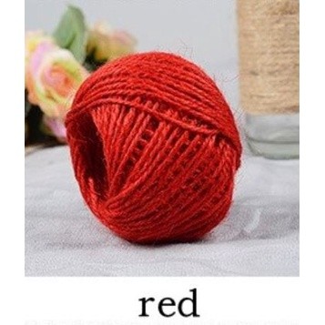 50Meters 2mm Colorful Natural Jute Cord Burlap Twine Rope For Handmade Gift Wrap DIY Crafts Home Wedding 彩色麻绳 (1980L) - Image 10
