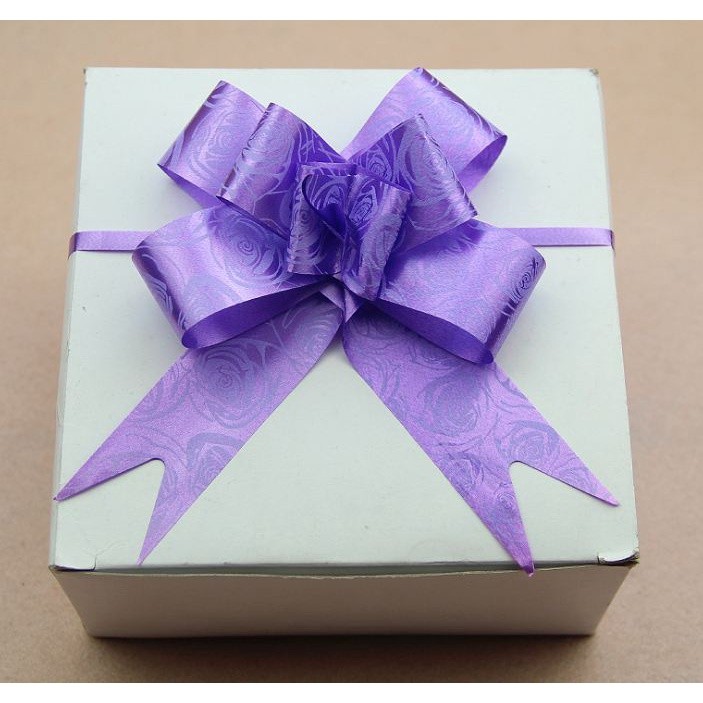 10pcs/lot 3cm Ribbon (Rose) Christmas Gift Wrap Pull Bows Gift Ribbons Happy New Year Birthday Wedding Car Decor(466L) - Image 4