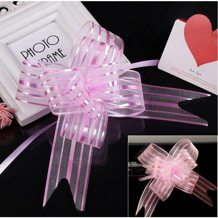 1pc 5cm Gift Packing Pull Bow Ribbons Birthday Christmas New Year Wedding Party Car Decoration DIY(1427L) - Image 7