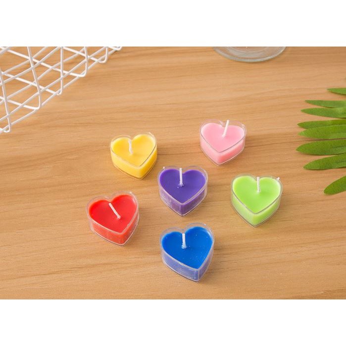 1pc Heart candle mold Tealight jar Empty Case Plastic Clear Cups scented candle sleeve Craft Kit创意塑料心形蜡烛香薰蜡烛(2004L) - Image 6