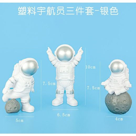 Astronaut Aeronautical Model Rocket Scene Space Shuttle Cake Decoration Moon Birthday Cake Topper Cake Decorating(977L) - Image 18