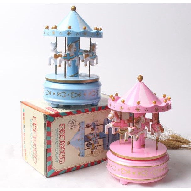 Merry-Go-Round Music Boxes With Lights Carousel Box Birthday Gift Baby Room Decoration Musical Carousel带灯旋转木马音乐盒(2012L) - Image 8