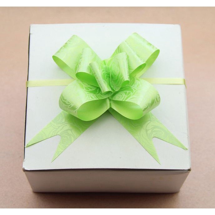 10pcs/lot 3cm Ribbon (Rose) Christmas Gift Wrap Pull Bows Gift Ribbons Happy New Year Birthday Wedding Car Decor(466L) - Image 6