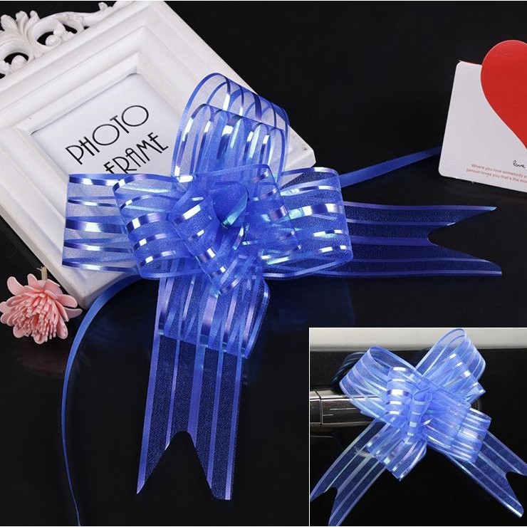 1pc 5cm Gift Packing Pull Bow Ribbons Birthday Christmas New Year Wedding Party Car Decoration DIY(1427L) - Image 12