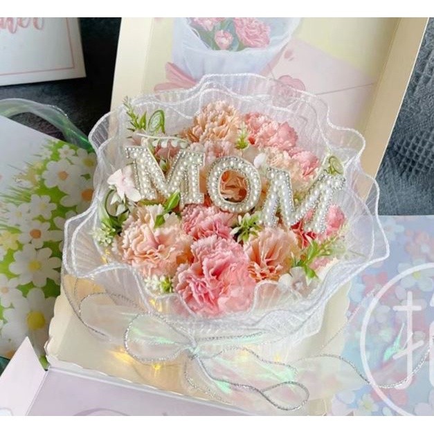 Cloth Lattice Flower fragrance flower packaging diy pearl accessories bouquet packaging material flower (1959L) - Image 4