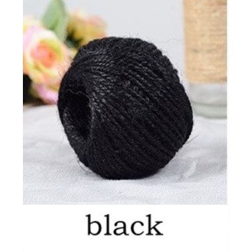 50Meters 2mm Colorful Natural Jute Cord Burlap Twine Rope For Handmade Gift Wrap DIY Crafts Home Wedding 彩色麻绳 (1980L) - Image 11