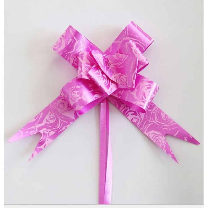 10PCS 1.8cm (Rose) Pull Bows Flower Ribbon For Wrapping Gift Decorate Wedding Car Party Christmas Birthday(1320L) - Image 9