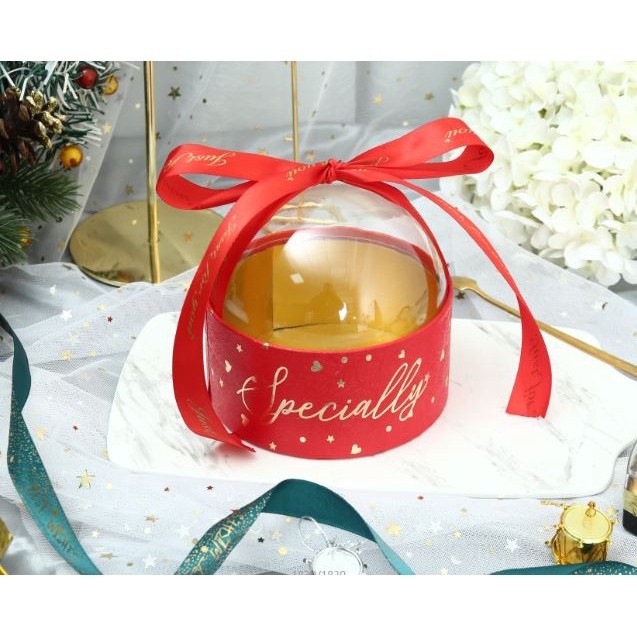New Transparent Hemisphere Cake Boxes wedding Favor Candy Gift Box Baby Shower Birthday Party Favor Box 半球透明喜糖盒(2007L) - Image 12