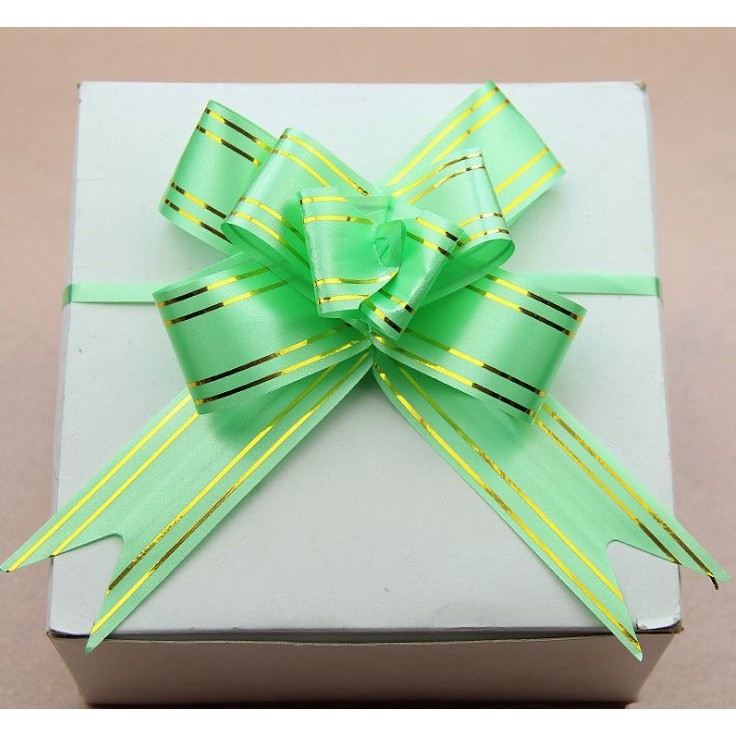 10pcs 3cm Ribbon (Gold) Christmas Gift Wrap Pull Bows Gift Ribbons Happy New Year Birthday Party Wedding Car Decor(465L) - Image 18