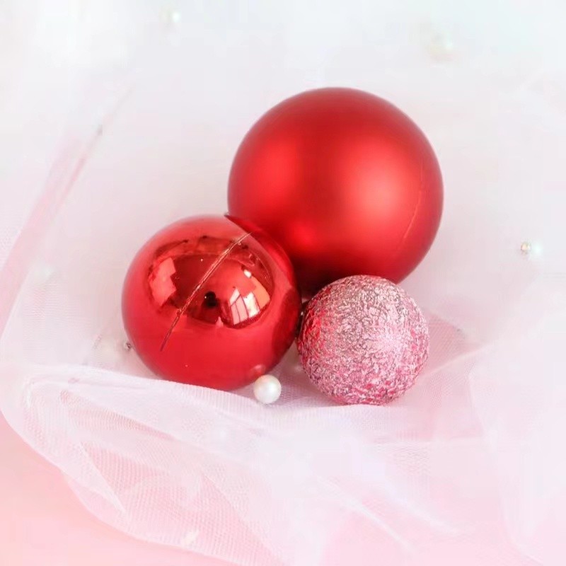 Shiny Gold Silver Pink Red Blue Balls Mirror ball Cake Topper Dessert Decoration for Girl Birthday Party(801L) - Image 8