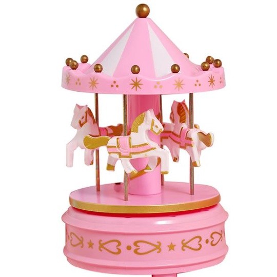 Merry-Go-Round Music Boxes With Lights Carousel Box Birthday Gift Baby Room Decoration Musical Carousel带灯旋转木马音乐盒(2012L) - Image 10